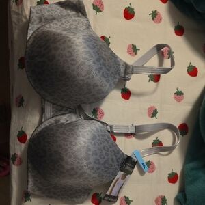 Bali Gray Animal Print Bra